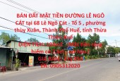 BÁN ĐẤT MẶT TIỀN ĐƯỜNG LÊ NGÔ CÁT tại Thành Phố Huế, tỉnh Thừa Thiên Huế